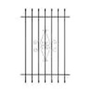 lot 79 image: 36 in. x 54 in. Spear Point Window Bar Guard by Grisham