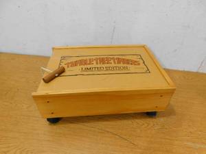 lot 32 image: Tumble Tree Timbers Limited Edition Building Lincoln Log Style with Wooden Case