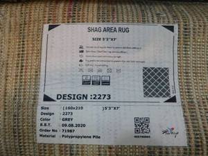 lot 65 image: 53 x 7 Shag area Rug.