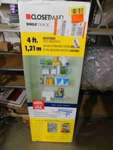 lot 70 image: ShelfTrack 16.75 in. D x 48 in. W x 80 in. H White Wire Utility Steel Closet System Kit by ClosetMaid
