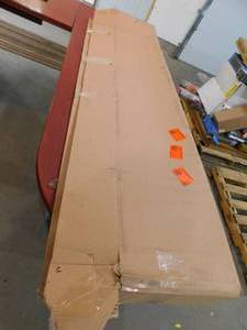 lot 75 image: (3) SuperSlide 72 in. W x 16 in. D White Ventilated Wire Shelf by ClosetMaid