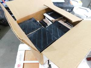 lot 110 image: Restore Black 4-14 in. x 4-14 in. Glazed Ceramic Wall Tile (12.5 sq. ft.)