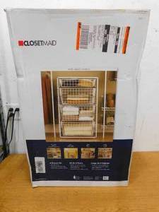 lot 124 image: 18 in. x 30 in. Drawer Kit with 4 Wire Basket by ClosetMaid