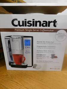 lot 137 image: Cuisinart Premium Single-Serve Brewer