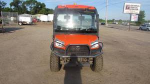 lot 1 image: 2014 Kubota Diesel RTV X1100C 4x4 Utility Vehicle With Cab and Hydraulic Dump Box