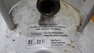 lot 33 image: 20 Lb Propane Tank