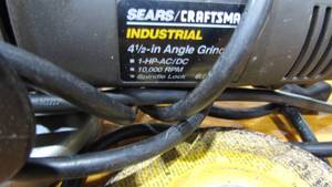 lot 34 image: Craftsman 4-12 Angle Grinder