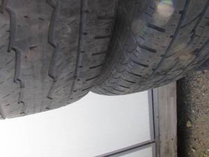 lot 98 image: Lot of Tires and 6 Bolt Chevy Rims
