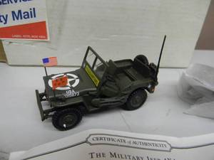 MATCHBOX 143 SCALE 1945 WILLYS MILITARY JEEP 4X4 - VMMO2A-M - IN BOX & COA - GREAT PIECE - SEE PICTURES