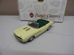 BUDDYS CLASSICS 143 SCALE - 1969 CAMARO RS CONVERTIBLE - BO-2-DY - IN BOX & COA - GREAT PIECE - SEE PICTURES