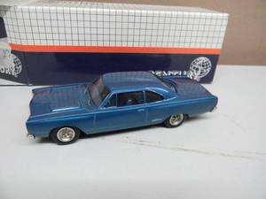 CENTURY 143 SCALE - 1969 PLYMOUTH GTX - NO. 11 - IN BOX - AWESOME - GREAT PIECE - SEE PICTURES