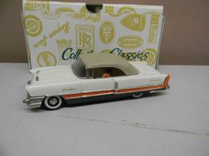 COLLECTORS CLASSICS 143 SCALE - 1956 PACKARD CARIBBEAN CONVERTIBLE - C1-400 - IN BOX & COA - AWESOME - GREAT PIECE - SEE PICTURES