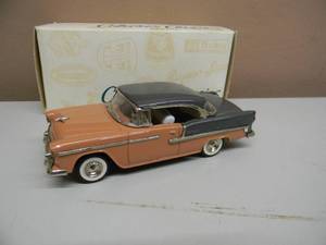 COLLECTORS CLASSICS 143 SCALE - 1955 CHEVROLET  HARDTOP - NO. 7961 - IN BOX & COA - GREAT PIECE - SEE PICTURES