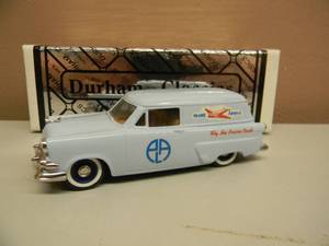 DURHAM CLASSICS 143 SCALE - 1954 FORD COURIER SEDAN DELIVERY - IN BOX - AWESOME - GREAT PIECE - SEE PICTURES