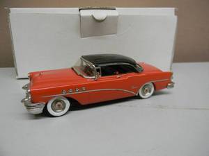 CONQUEST MODELS 143 SCALE - 1955 BUICK SUPER HARDTOP - IN BOX - AWESOME - GREAT PIECE - SEE PICTURES