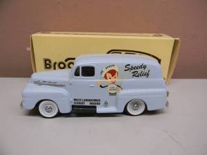 BROOKLIN MODELS 143 SCALE - 1952 FORD F1 PANEL VAN ALKA-SELTZER - IN BOX - AWESOME - GREAT PIECE - SEE PICTURES