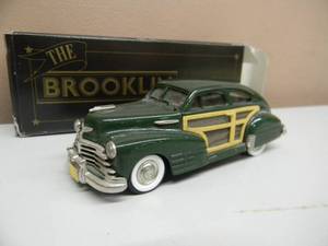 BROOKLIN MODELS 143 SCALE - 1948 CHEVROLET FLEET LINE AERO SEDAN - IN BOX - AWESOME - GREAT PIECE - SEE PICTURES