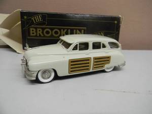 BROOKLIN MODELS 143 SCALE - 1948 PACKARD STATION SEDAN - IN BOX - AWESOME - GREAT PIECE - SEE PICTURES