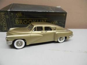 BROOKLIN MODELS 143 SCALE - 1948 TUCKER TORPEDO - IN BOX - AWESOME - GREAT PIECE - SEE PICTURES