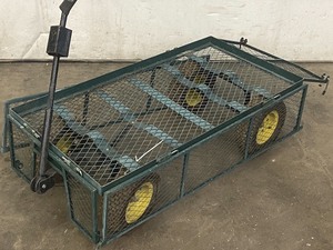 lot 15 image: Steel-Framed Wagon  Garden Cart