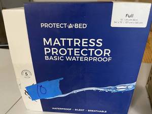Protect-A-Bed Basic Waterproof Fitted Sheet White Full