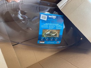 Shape Products 39 in. W x 17 in. D x 15 in. H Economy Round Bubble Window Well Cover
