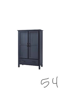 StyleWell Midnight Blue Wood Kitchen Pantry (30 in. W x 47 in. H)
