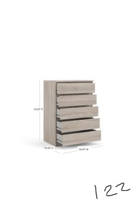 Tvilum Scottsdale 5-Drawer Truffle Chest