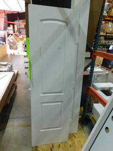 lot 45 image: 3 - 24 x 80 2 Panel White Door Slabs