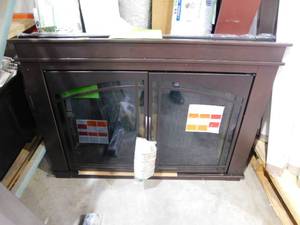 lot 53 image: Fenwick Large Glass Fireplace Doors by Pleasant Hearth