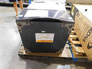 lot 78 image: 27 in. Laundry Pedestal with Storage Drawers for Washers and Dryers in Black Steel by LG Electronics