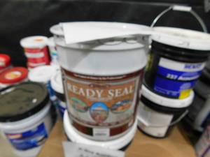 lot 129 image: 5 Gal. Burnt Hickory Exterior Wood Stain and Sealer by Ready Seal