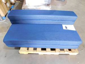 lot 144 image: Tri Fold 4.5 in. Queen Memory Foam Firm Folding Mattress and Sofa Bed by MILLIARD