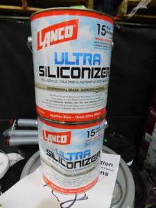 lot 136 image: 2 - 1 Gal. Ultra Siliconizer 100% Acrylic Elastomeric Reflective Roof Coating (Silicone-Modified)