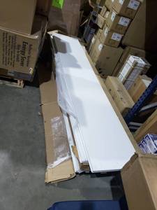 lot 145 image: Classic Collection 9 ft. x 7 ft. 6.5 R-Value Insulated Solid White Garage Door by Clopay