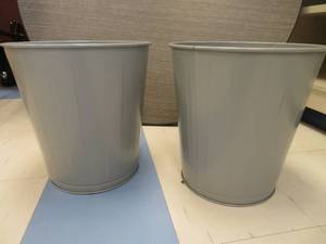 lot 137 image: METAL TRASH CANS