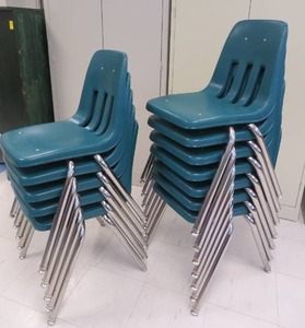 lot 146 image: STACKING CHAIRS