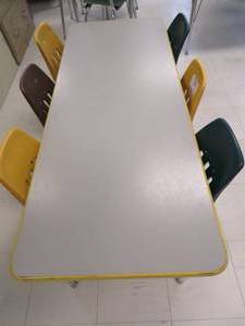 lot 149 image: LITTLE PEOPLE TABLE & CHAIRS