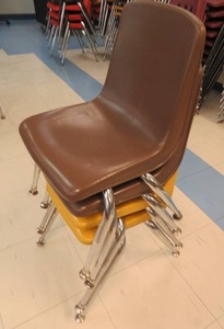 lot 197 image: STACKING CHAIRS