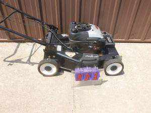 Millenia by Frigidaire 22 self propelled mower. Tested & works. As shown.