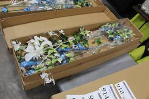 lot 919 image: Z Gallerie Butterfly Dcor (in box)  with Greenery