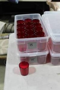 lot 933 image: Lot of (30) Votive Candleholders