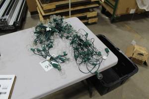 lot 947 image: Lot of (4) Caf Glass Light Strings