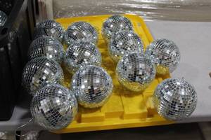 lot 968 image: Lot of (12) Disco Balls