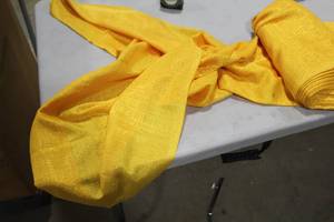 lot 1002 image: Lot of (11) Linen Pipe and Drape Panels
