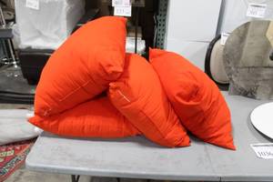 lot 1037 image: Lot of (4) Outdoor Pillows