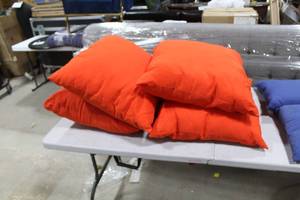 lot 1076 image: Lot of (4) Outdoor Pillows 20Lx20W