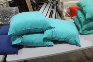 lot 1078 image: Lot of (3) Outdoor Pillows 20Lx20W