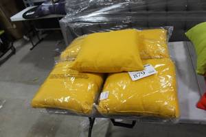 lot 879 image: Lot of (5) Outdoor Throw Pillows