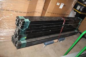 lot 886 image: Lot of AGAM Aluminum Modular Exhibit Displays (on cart)